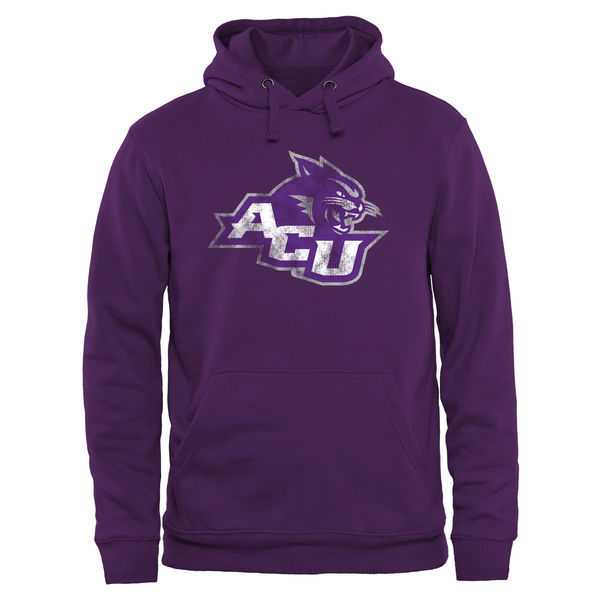 Men's Abilene Christian University Wildcats Classic Primary Pullover Hoodie - Purple,We sell and wholesale Men's Abilene Christian University Wildcats Classic Primary Pullover Hoodie - Purple on line form chian!